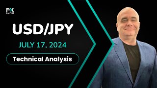 USDJPY Daily Forecast and Technical Analysis for July 17 2024 by Chris Lewis for FX Empire [upl. by Anaytat]