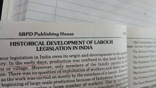 labour laws module 1 ILO 1919 need of labour legislations [upl. by Ydur]