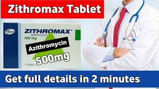 How to use Zithromax  Azithromycin 500mg  zithromax antibiotics  Uses Sides effects and Dose [upl. by Grete]