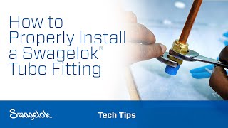 How to Properly Install a Swagelok® Tube Fitting [upl. by Onirefez]