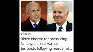 Proibito a Biden di rimproverare Netanyahu [upl. by Shiekh6]