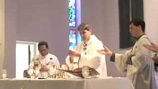 Consecration of the Holy Eucharist at my First Mass [upl. by Heida]