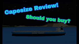 Capesize Bulk Carrier Is It Worth it Roblox Shipping Lanes [upl. by Magen]