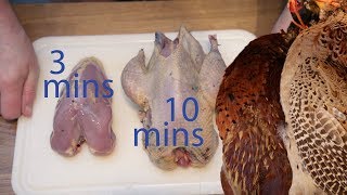 How to Quickly Pluck and Dress Pheasant [upl. by Namialus]