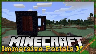 Immersive Portals for Forge Mod 1165 Download  How to install it for Minecraft PC [upl. by Rozalin]