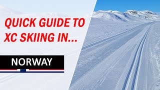 2Minute Introduction to CrossCountry Skiing in Norway 🇳🇴 [upl. by Odelet]