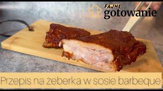 Przepis na żeberka w sosie barbeque [upl. by Nrubloc]