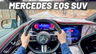 2023 Mercedes EQS SUV  POV Test Drive [upl. by Erin137]