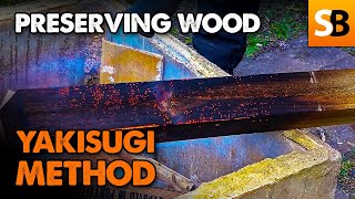 Charring Wood For Preservation — Yakisugi Method [upl. by Pascasia711]