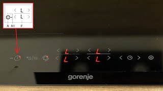 How to UNLOCK Gorenje Induction Hob Key amp Child LOCK [upl. by Sculley217]