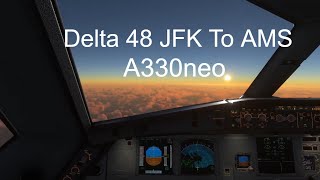 Delta 48 JFK To Amsterdam [upl. by Minoru]