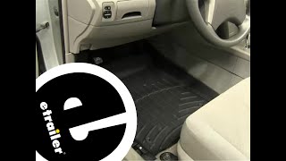 etrailer  Test Fit WeatherTech Front Auto Floor Mats on a 2009 Toyota Camry [upl. by Nageek]