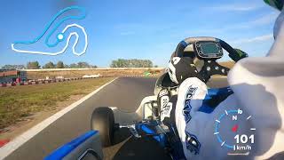 Lap around Franciacorta Karting Track  Birel Art  Ricciardo Kart  Iame Ok Senior [upl. by Schwing]