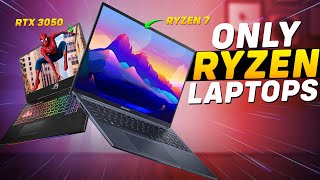 AMD RYZEN LAPTOPS Under 30000 40000 50000 60000 For Coding Editing Gaming Students Office [upl. by Nortyad]