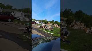 5724 Portage michigan tornado tornado storm weather stormdamage stormchasers [upl. by Hayilaa]