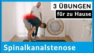 Spinalkanalstenose  3 Übungen für zu Hause sofort anwendbar [upl. by Tham]