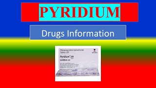 PYRIDIUM  Generic Name  Brand Names How to use Precautions Side Effects [upl. by Cattan319]