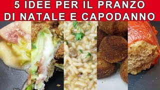 PRANZO DI NATALE E CAPODANNO 5 IDEE  Carlo Gaiano [upl. by Tibold485]