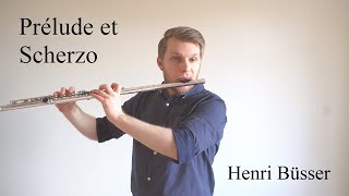 Flutist Chris Docherty plays a little flute music Prelude et Scherzo by Henri Busser excerpt [upl. by Kado]