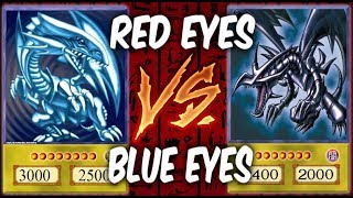 RED EYES vs BLUE EYES DECKS Yugioh Deck Duel [upl. by Eardna]