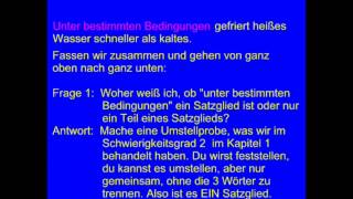 DfM 14 Deutsch Satzglieder der einfache Satz [upl. by Gildus]