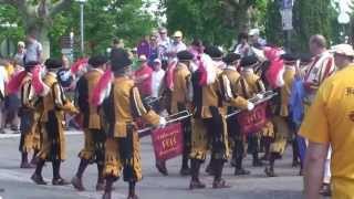 20130615 Fanfarenzugtreffen Sternmasch bei Sommertemperatur in Langenargen am Bodensee Teil 06 [upl. by Avir]