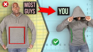 How To Tailor A Hoodie To Fit Great EASY TUTORIAL [upl. by Mellen]