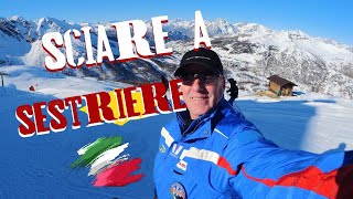 Un giorno da Maestro di sci sulle piste di SESTRIERE  Italia [upl. by Ettenyl]