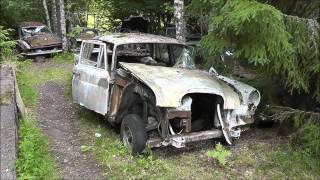 Car graveyard Båstnäs in the forest 15 [upl. by Hays]