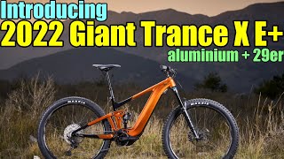 2022 Giant Trance X E Pro alloy introduced [upl. by Uot]