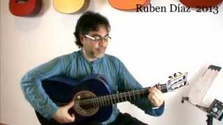 Almoraima Step by Step 18 Ruben Diaz Andalusian Flamenco Guitar Lessons  Paco de Lucias Technique [upl. by Orme]