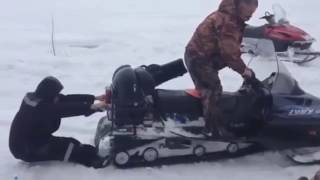 Snowmobile Fail Compilation 1  2017 [upl. by Starling810]