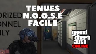 GTA Tenues NOOSE facile  Mission préparation Braquage Casino  en Mode NOOB 😅 [upl. by Nine]