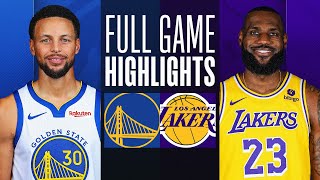 WARRIORS at LAKERS  NBA PRESEASON FULL GAME HIGHLIGHTS  October 13 2023 [upl. by Mountford701]