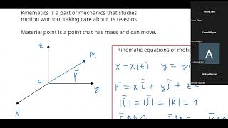 4092024 Lecture Kinematics [upl. by Schilling901]