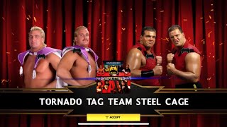 The Beverley Brothers Vs The Quebecers wwf 2k23 [upl. by Toomay955]