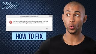 How To Fix d3dx943dll Missing Error in Windows 1011  2024 [upl. by Dlanod]