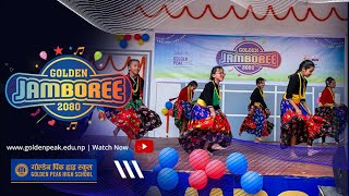 Damphu Ma Selo 2  Dance Performance by Grade 5 Girls  Golden Jamboree 2080 [upl. by Ainedrag632]