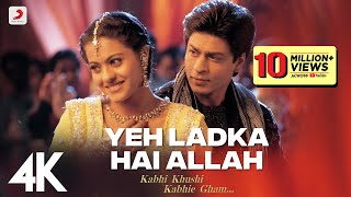 Yeh Ladka Hai Allah  K3G  alkayagnik3875 RealUditNarayan  Shah Rukh Khan  Kajol  4k [upl. by Ardnas]