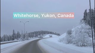 Whitehorse Yukon Canada 2024  white everywhere [upl. by Welsh]