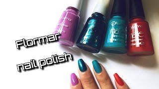 Flormar nail polish swatches [upl. by Offen]