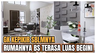 Renovasi Terbaik  Sulap Rumah KPR 6x15 jadi punya 3 Kamar tidur  Mushola dan Dapur yg Cantik [upl. by Belayneh641]