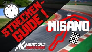 133er Zeiten Misano STRECKENGUIDE   Assetto Corsa Competizione Tutorial  deutsch  219 [upl. by Rahcir588]