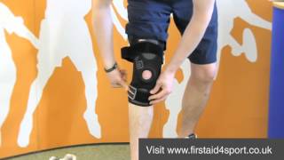 Shock Doctor Knee Stabilizer with Stays [upl. by Jens17]