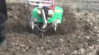 小型摺疊式耕耘機挑戰7馬刀深耕實況 Foldable Hand TractorPower TillerCultivator CY50 농업 기계 中耕機 [upl. by Ardeid]