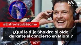 EN VIVO Carlos Vives confesó lo que Shakira le dijo al oído cuando le llegó de sorpresa a Miami [upl. by Myles]