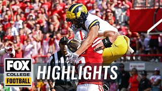 No 2 Michigan Wolverines vs Nebraska Cornhuskers Highlights  CFB on FOX [upl. by Coffin]