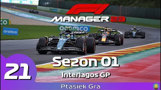 F1 Manager 2023  S01E21  Sprint po mistrza konstruktorów  GP Brazylii [upl. by Thanh]