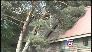 Storm damage extensive near Rangeley [upl. by Luapnaes268]