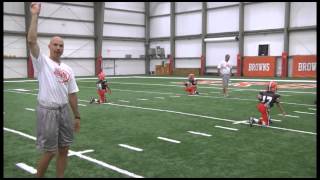 Coaching Youth Football Quarterback Drills 1 [upl. by Magas953]